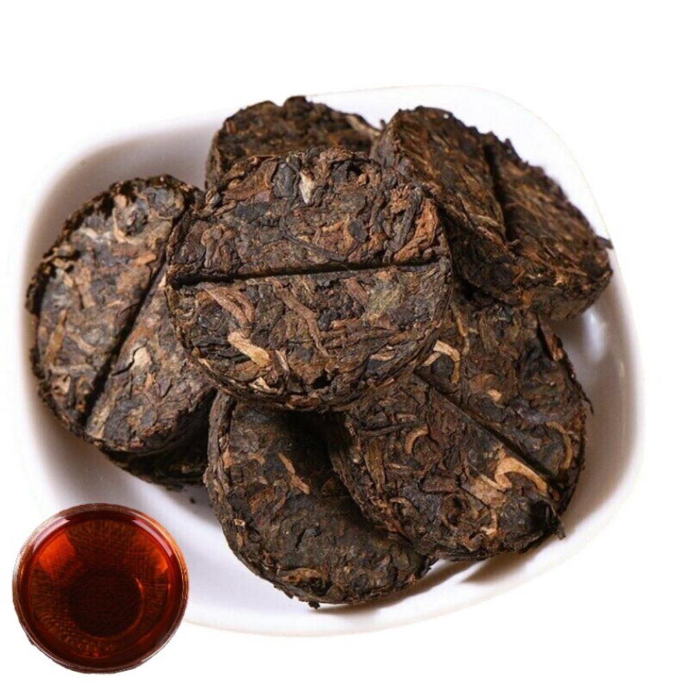 200g Yunnan Aged Ripe Pu-erh Mini Tea Cake
