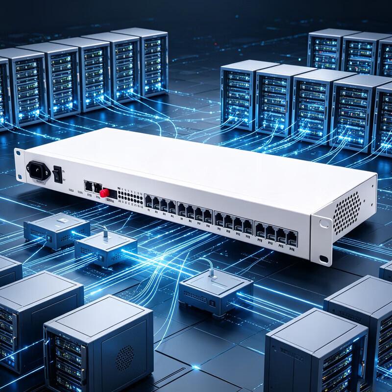 Guangyuxingzhou 16-Channel Telephone & Dual Gigabit Fiber Optic Multiplexer