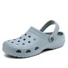 Men's and Women's Summer Garden Sandals - Solid Color Baotou Beach Shoes for Couples