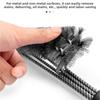 BBQ BBQ Brush Steel Wire Brush 18 Inch Three-layer Cleaning Brush Oven Cleaning Three-head Brush BBQ Tool Brush