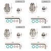 M12.1-1.25/1.5/1.75 M14 M16 M18 x 15mm Oil Drain Plug Oversize Piggyback Stainless Steel Self Tapping Oil Pan Thread Repair Kit