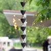 100cm Gutters Rain Chain Replacement Downspouts Decorative Cups Display Pouring Cups Outdoor Rainwater Catcher Chains