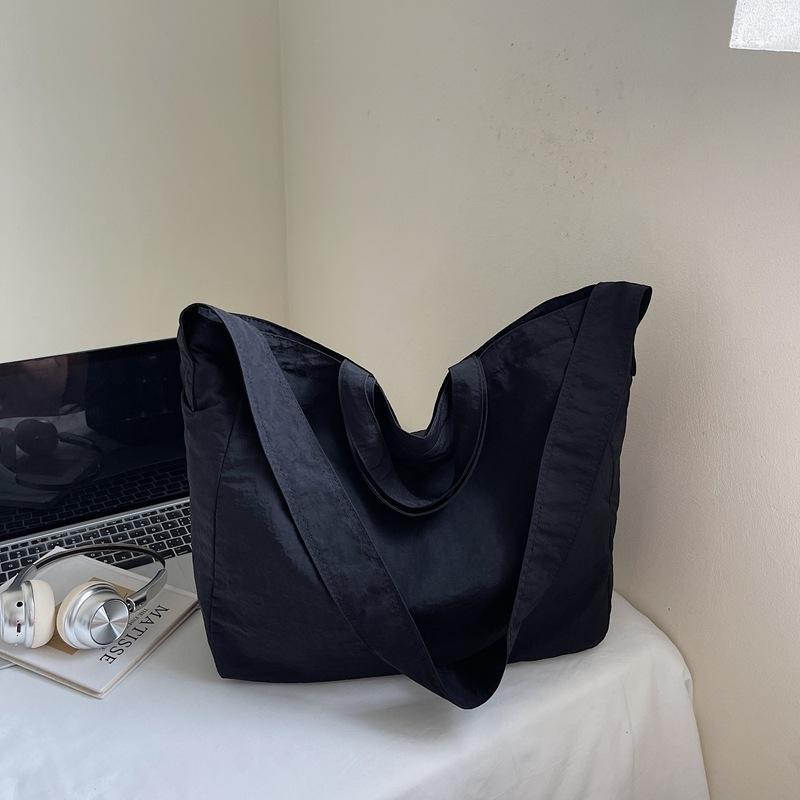 

Crossbody tote bag lazy wind commuter women s autumn and winter large capacity shoulder bag satchel leisure sports bag чорний