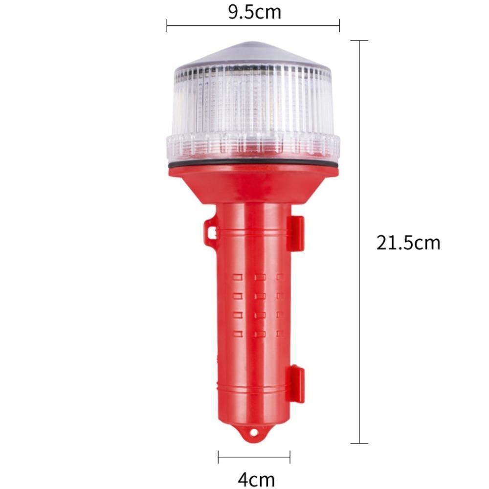 Portable Plastic Solar Net Mark Light Waterproof Outdoor Lighting Solar Lamps Solar Charging Flash Anchor Light Outdoor