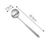 ZISIZ Mini Outdoor 304 Stainless Steel Slotted Spoons (2-Pack)