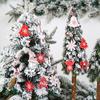 8/9/12pcs New Boxed Wooden Painted Cartoon Pendant Christmas Decoration Ornaments Christmas Tree Decoration Small Pendant