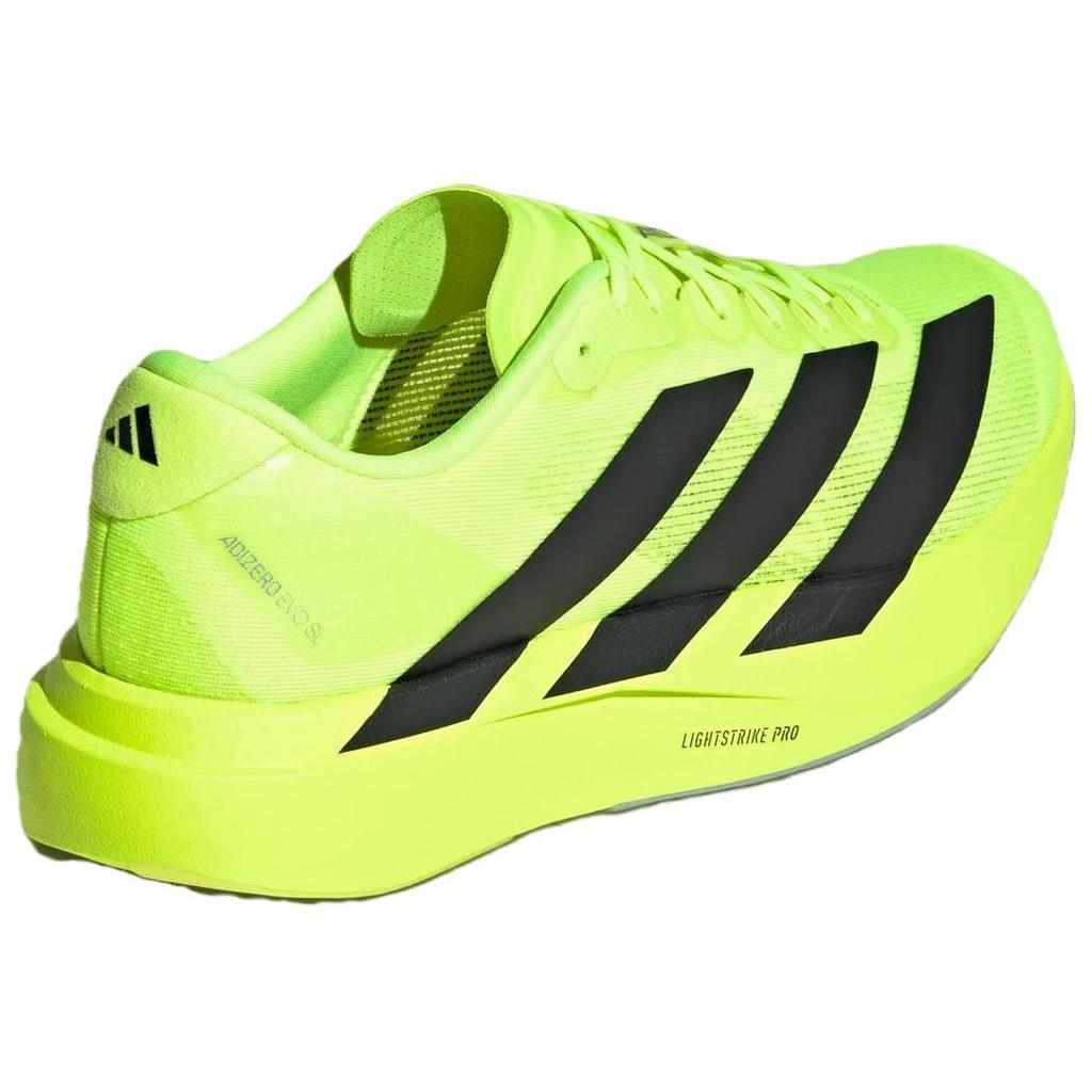 Adidas Adizero Evo SL Lucid Lemon Unisex Sneakers Green Core-Black Metallic-Silver JR3416