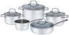 Klausberg Kb-7215 9-Piece Cookware Set 18/10 Steel