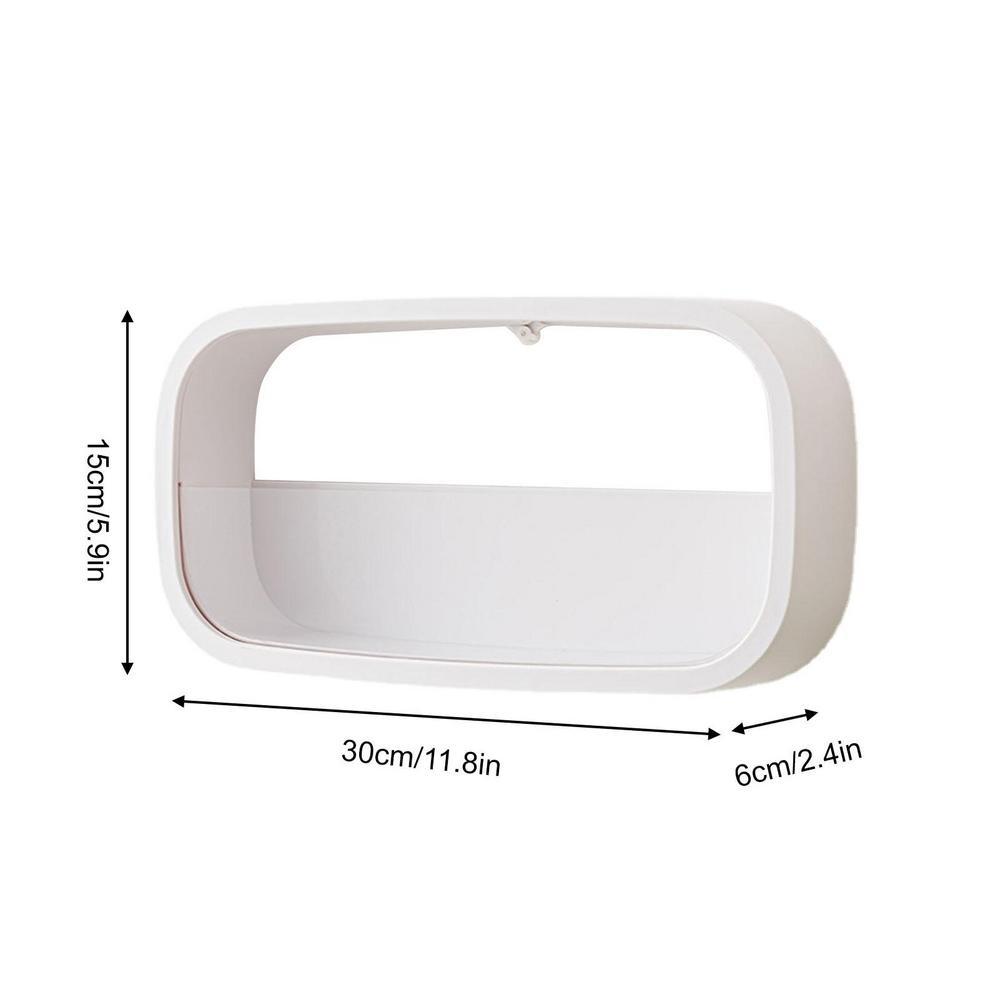 Wall Hanging Planter Rectangle Design Wall-Mounted Flower Pot Simple Stylish Geometric Wall Mounted Air Plants Pot Holder Decor