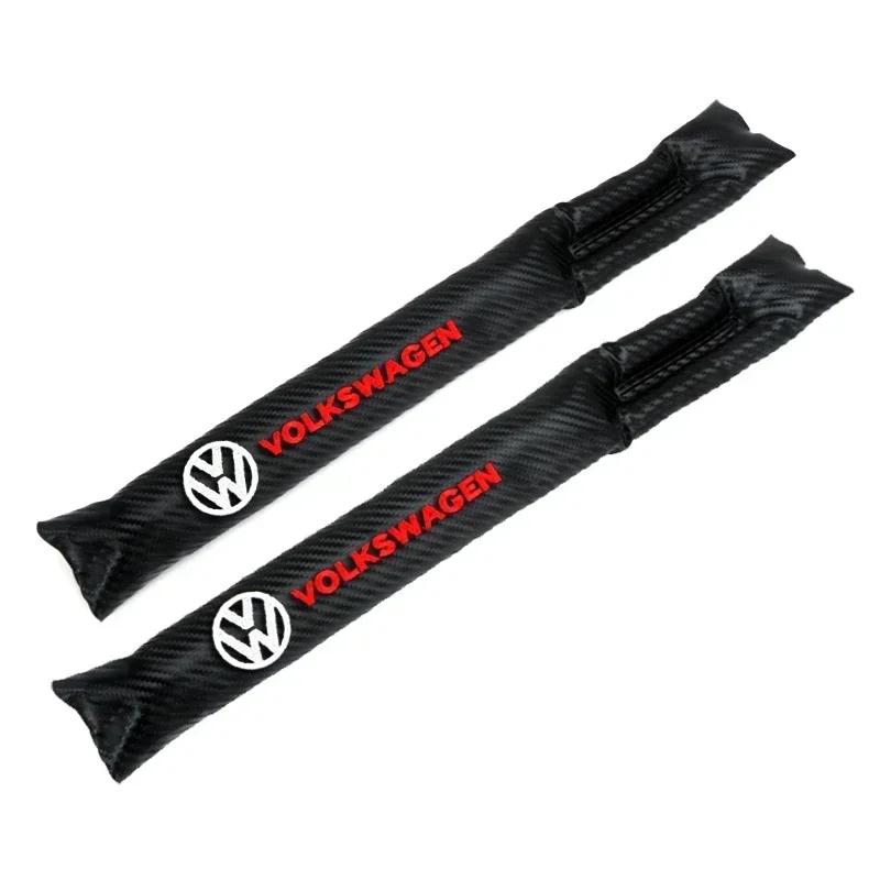 lmn1 Carbon Fiber Leakproof Protective Seat Gap Car Cover Pad for VW Volkswagen Golf Polo Passat Touran Jetta accessories Car Sticker