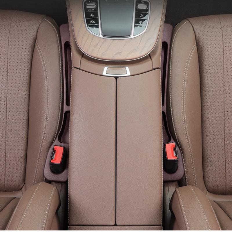 2PCS Car Seat Gap Filler Between Seats Crevice Interior Decoration Accessories Pu Waterproof Car Seat Gap Plug Strip
