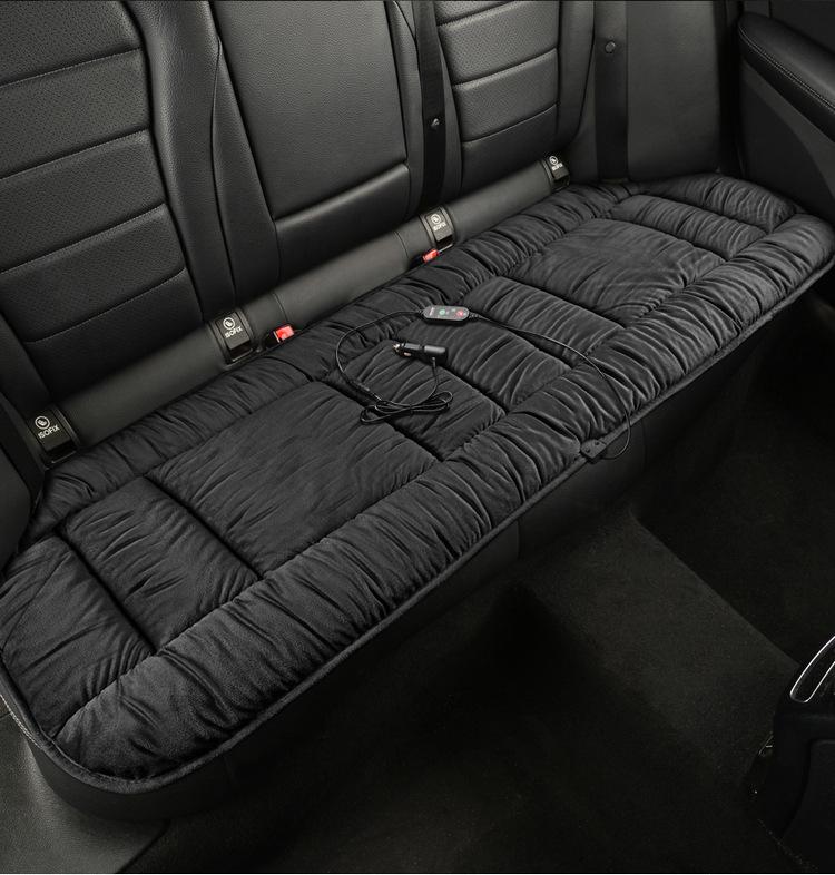 Heated Graphene Car Seat Cushion - Thick Plush Non-slip Warm Winter Backrest