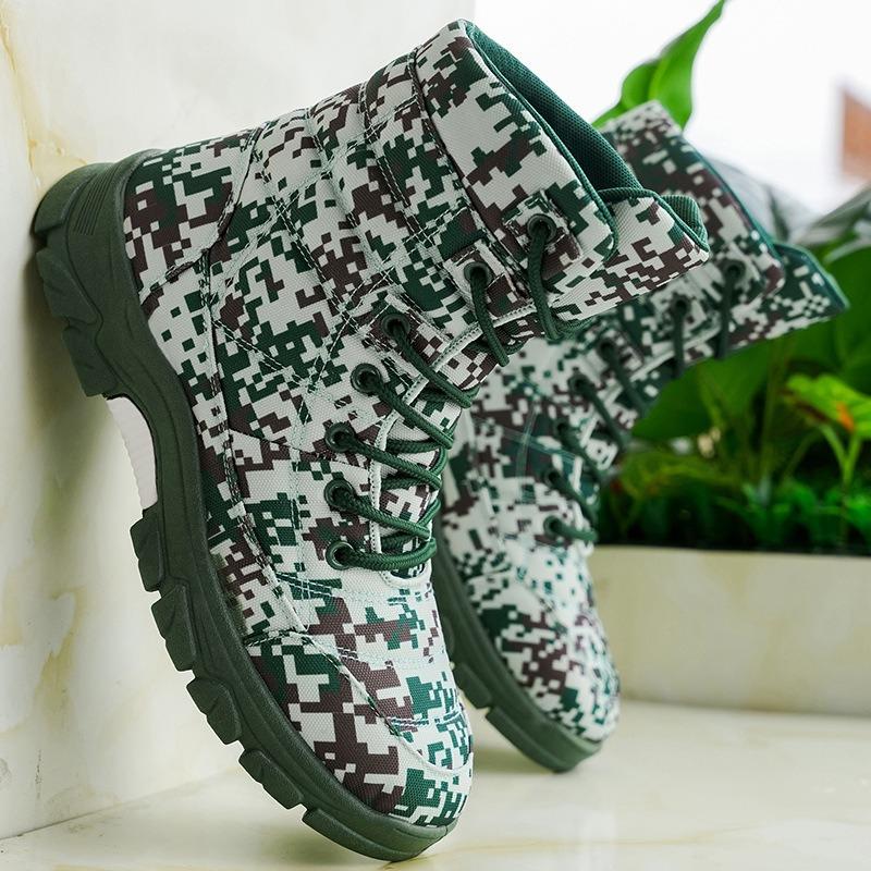 

Autumn new large size men s Martin boots trendy outdoor men s boots high top hiking men s shoes 48