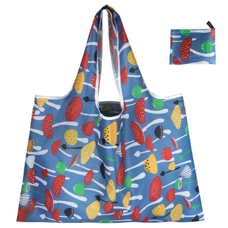 Eco-Friendly Large Capacity Folding Grocery Bag - Oxford Cloth