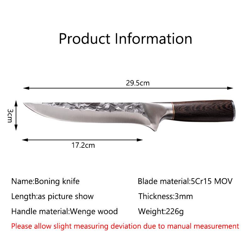 Edelstahl Fischmesser Metzger Obst Gemüseschneider Fleischerbeil Küche Ausbeinmesser
