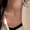 New 925 Sterling Silver Necklace Simple Personality Charm Women's Pendant Geometric Shape Choker Birthday Gift Exquisite Jewelry