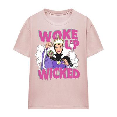 Disney Villains Womens/Ladies Woke Up Wicked Evil Queen T-Shirt
