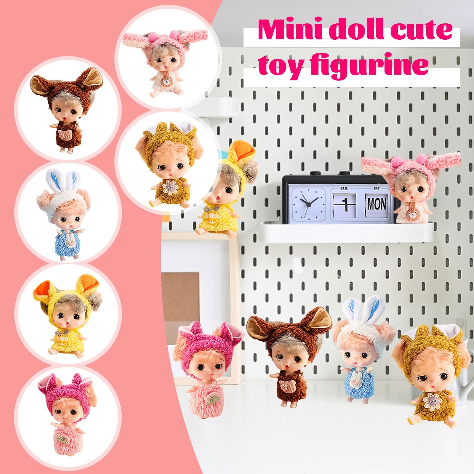 

Doll Cute Toy Figurine 6-piece Set, Simulation One Size