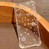 Star Moon Pattern Phone Case For iPhone 17e 17 16 15 Pro Max 14 13 Pro 16 Shockproof Clear TPU Soft Card Slot Pocket Back Cover
