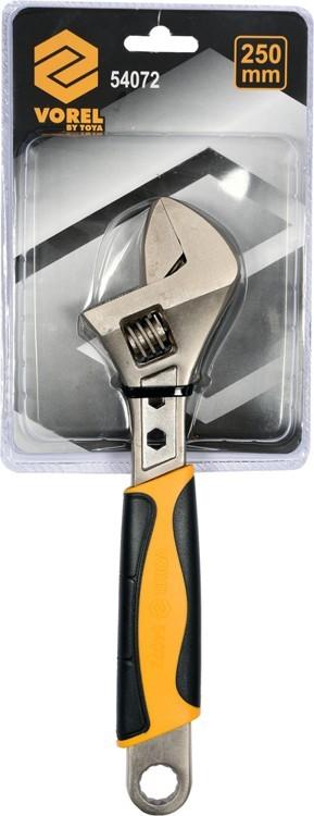 Adjustable wrench 250 mm. Covered handle 54072 VOREL
