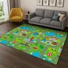 Highway Simulated City Traffic Carpet Rug for Bedroom Living Room Sofa Doormat Decor,Child Playma Game Room Non-slip Floor Mat