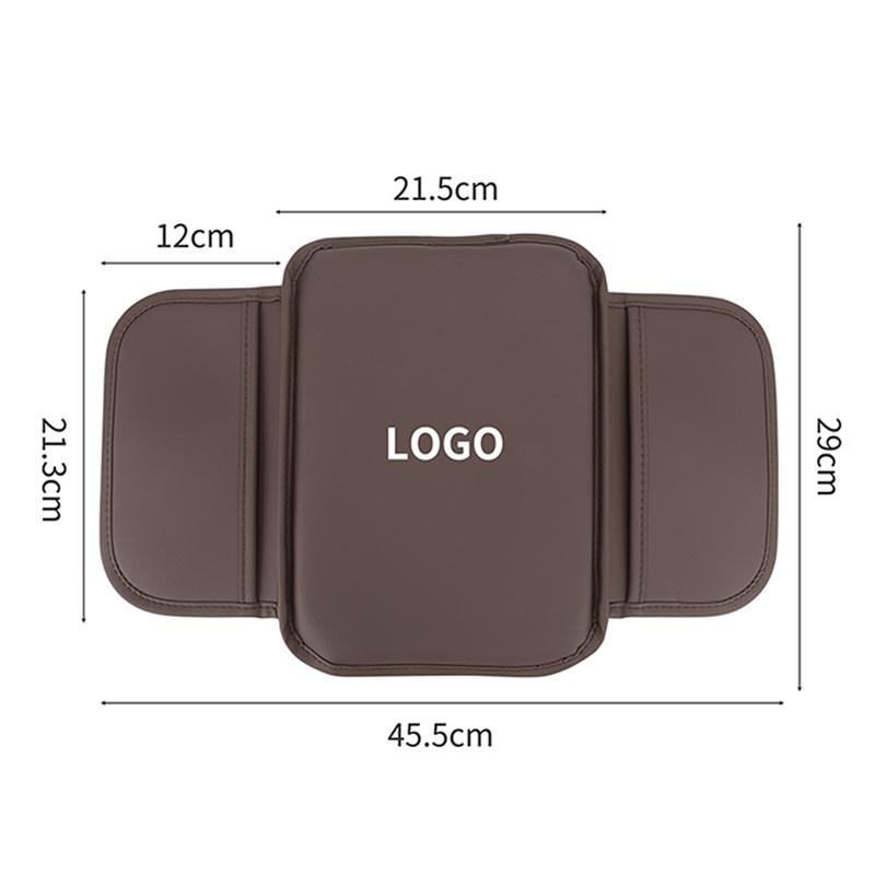 gzbf5 PU Leather Car Armrest Box Mats Auto Center Console Covers for Mitsubishi Outlander ASX Fortis Lancer Pajero Sport Eclipse Cross