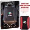 Für Perodua Carbonfaser Leder Auto Armlehnenpolster Auto Mittelkonsolenkissen Alza Kancil Kembara Kenari Kelisa Axia Viva Myvi