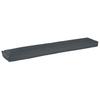 Pallet Cushion Set 2 Pcs Anthracite 200 X 40 X 8 Cm Oxford Fabric