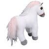 30cm White Plush Horse Toy Soft Stuffed Animal Horse Doll Ornament Fluffy Decoration for Home