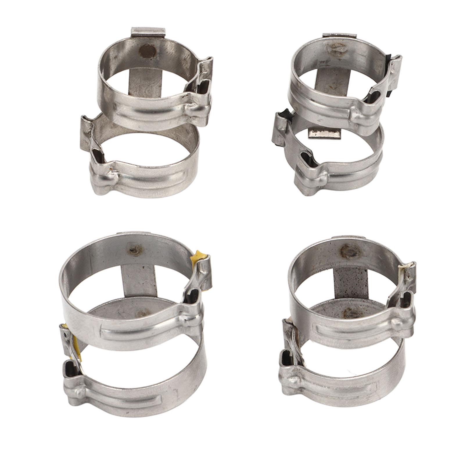 

4 шт. Хомуты для шлангов кондиционера из нержавеющей стали, обжимные хомуты для соединений труб кондиционера R134 G6 G8