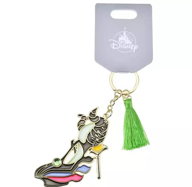 

Disney Maleficent Stained Glass Style High Heel Keychain DISNEY VILLAINS NEW