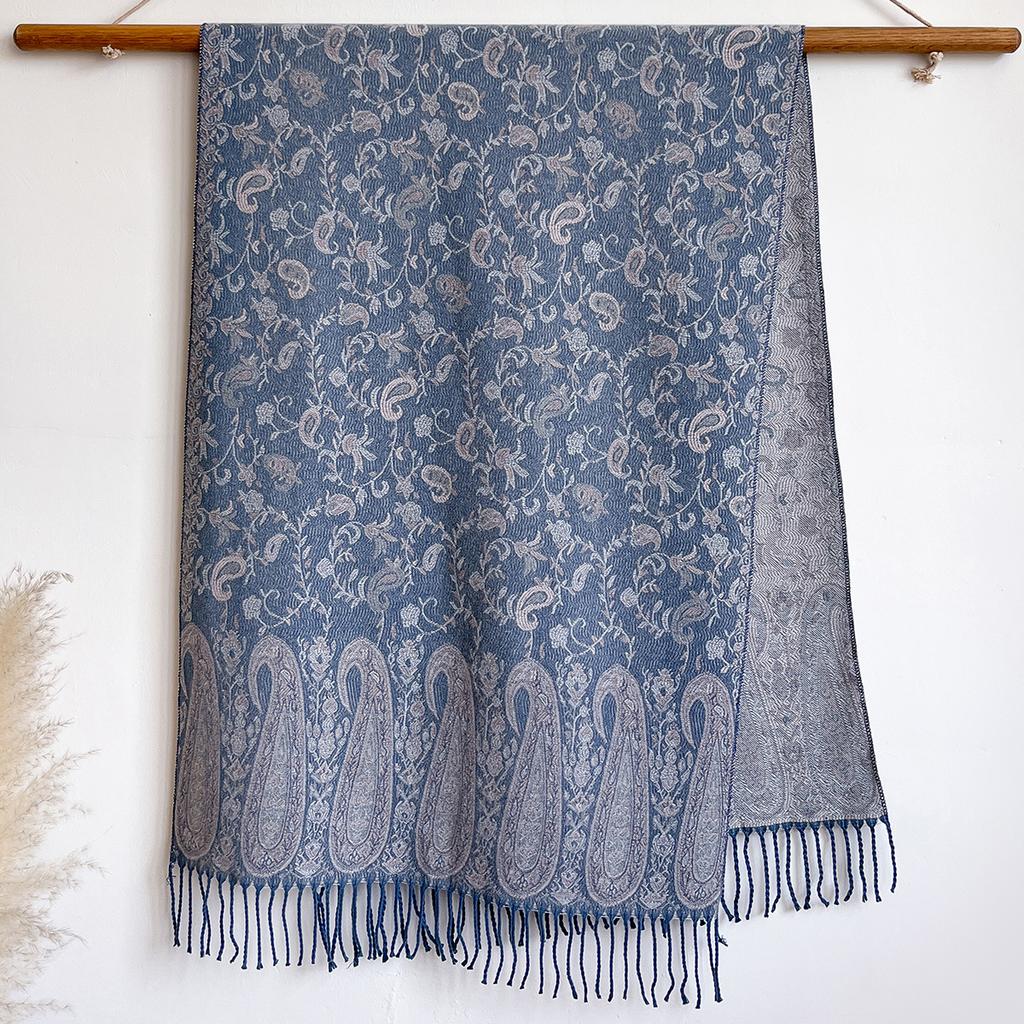  Winter New National Style Tassel Blanket Paisley Design Thick Pashmina Warm Shawl Print Scarf Women Keep Warm Poncho Stoles