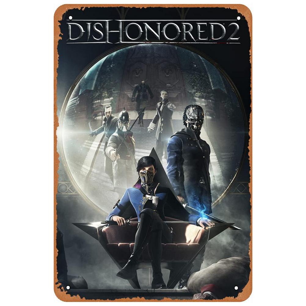 Metal Tin Signs Plaque Video Game Wall Decoration Vintage Art Posters Iron Painting for Man Cave Home Cafe Game Room Club Bar