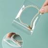 Transparent Jewelry Storage Bag Dustproof Albums Necklace Earring Ring Book Holder Portable Travel Jewelry Organizer Booklet