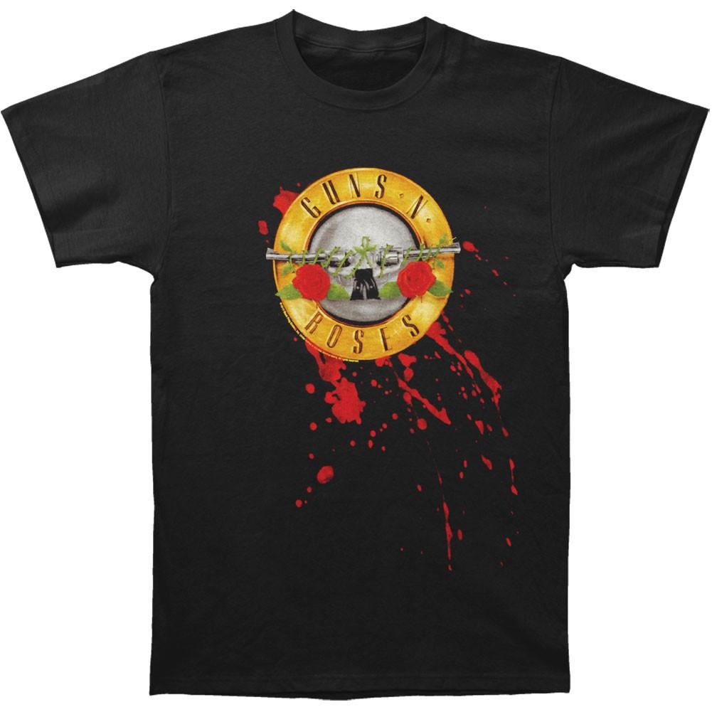 Men s Guns N Roses Bullet T-shirt Large Black S