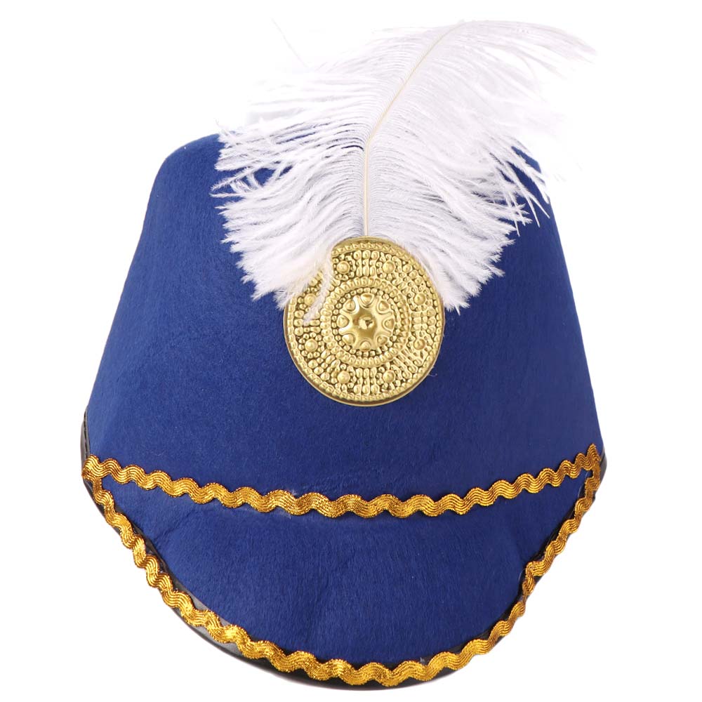 Verkleidung Marschkapellenhut Vintage Ritter Trommelmajorhut Pförtnerhut Uniformhut Festival Kostüm