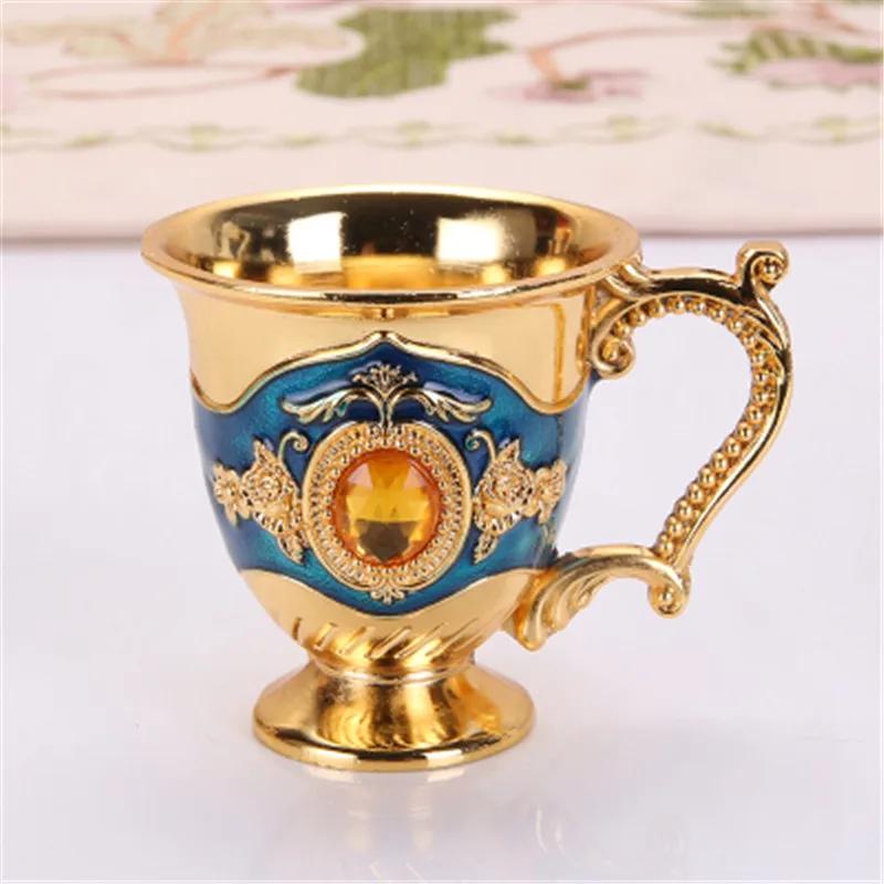 Weinglas Schnapsglas Metallglas 20ml bis 50ml Retro Kreativ Kleine Likörschale Gold Europäischer Stil Hochwertig Essen Bar Barzubehör Geschenke