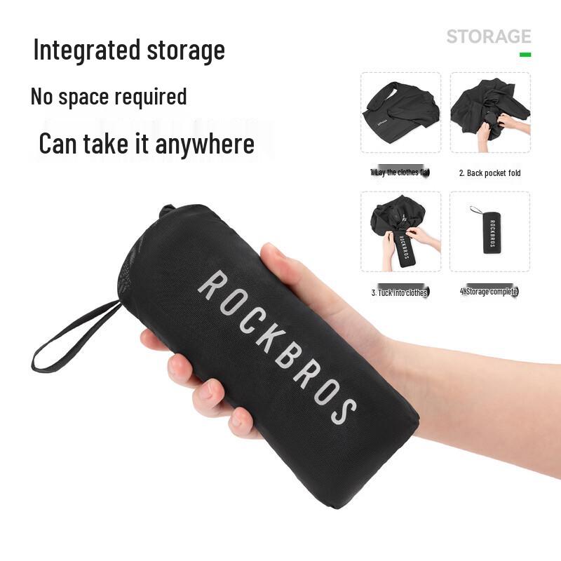 RockBros Men's Long Sleeve Cycling Windbreaker Jersey