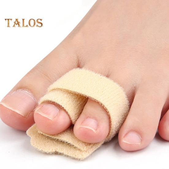 Toe Separator Bunion Corrector Big Toe Spacer Hammer Toe Straightener Fabric Lining Splint with Built-in Aluminum Plate Support for Overlapping Toes