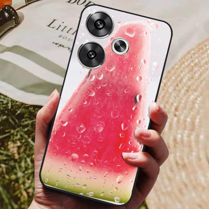 For Xiaomi POCO F6 Case POCOF6 Luxury Phone Silicon Back Cover For Xiaomi POCO F6 Cases  F 6 Protective Shockproof Shell Capas