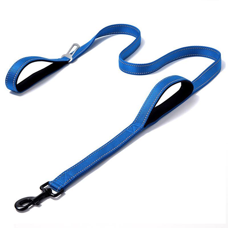 Double Layer Explosion-Proof Reflective Dog Leash - Shock-Absorbing, Thickened Pet Leash