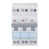 3P Dual Power Transfer Isolation Switch DIN 35mm Rail Mounting Manual Conversion Switch 63A 400V