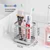 Stainless Steel Electric Toothbrush Wall Holder & Toothpaste Draining Rack