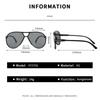 European and American fashion flat glasses travel shopping travel decorative glasses retro double beam frame sunglasses versatile trendy
