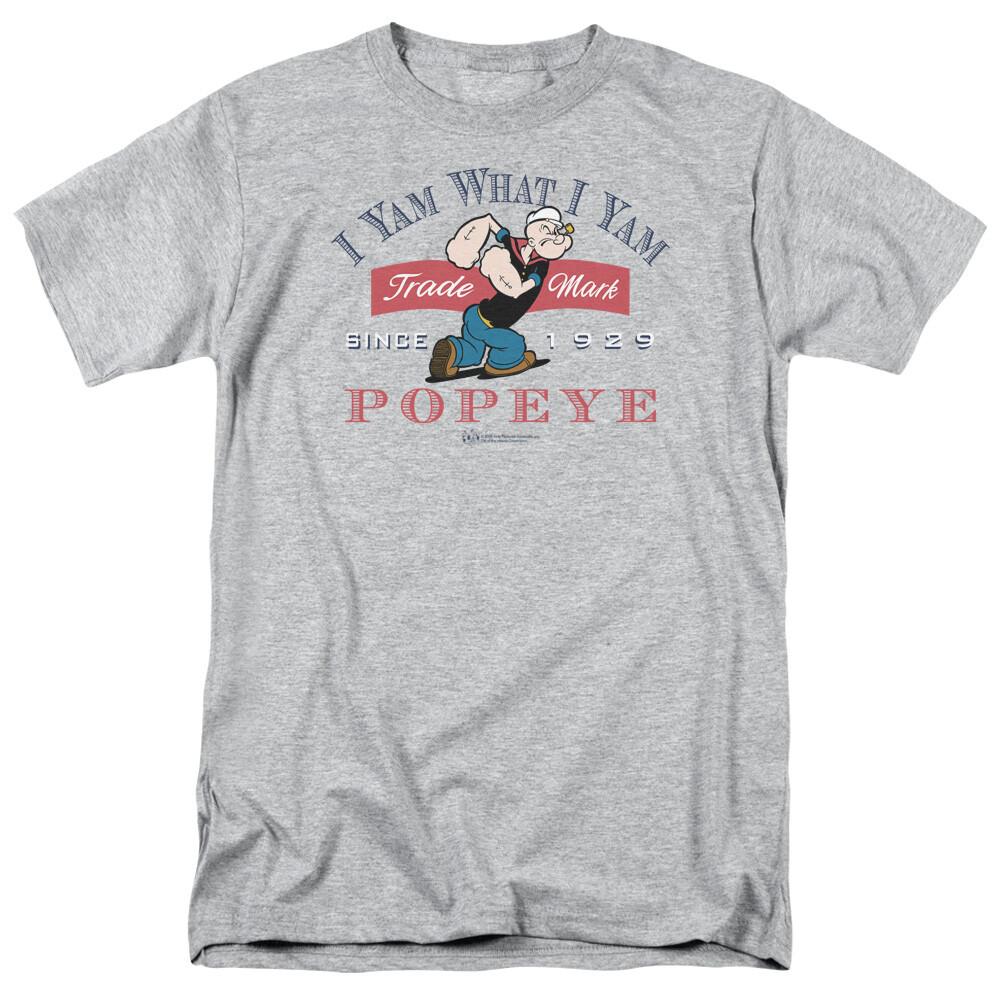 26 Popeye I Yam What I Yam T Shirt Mens Licensed IDW Comics Tee Sport Gray Unisex T-Shirt XXXL