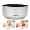 LH 40B Quality Portable Plastic Camera Lens Hood Shade for Olympus M.ZUIKO 45mm F1.8