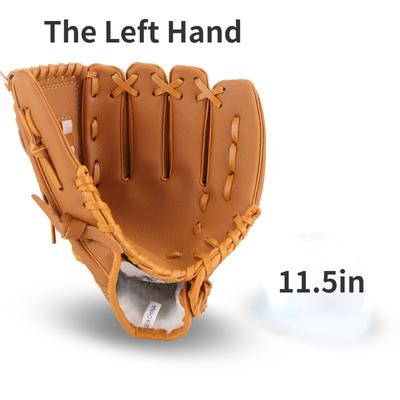 11.5in PVC Baseball Gloves, Softball Gloves, Pitcher Gloves, Beginner Gloves (left Hand)