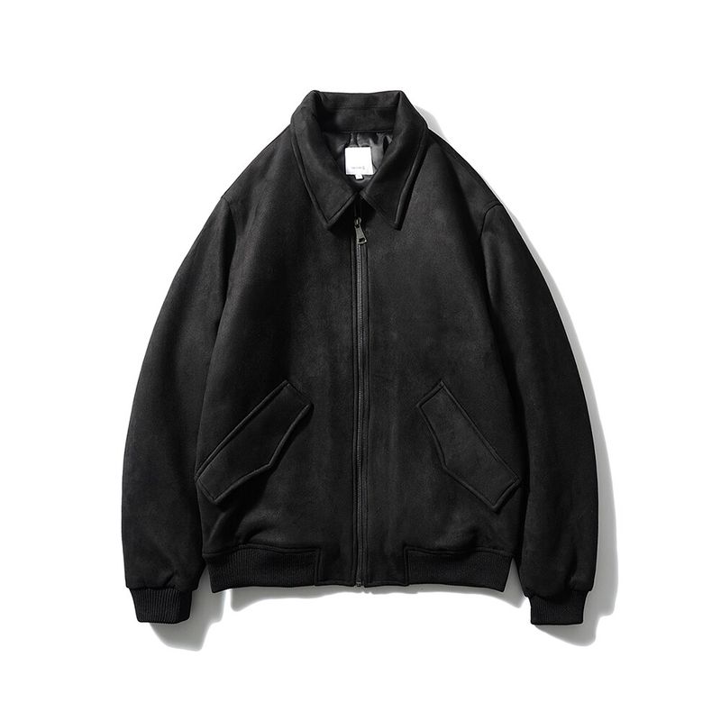 Maillard Suede Two Cotton Outwear Men Fall and Winter Retro Lapels Workwear Cotton Coat Export Men's Cotton-Padded Clothes Jacket