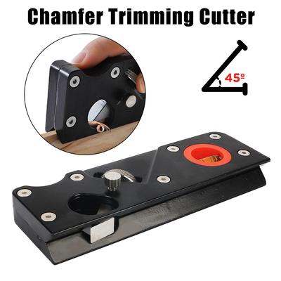 Radian Corner Plane Trimming Chamfer Plane Woodworking Board Planer Tool for Quick Edge Planing Woodworker 45° Chamfer Trimming Cutter