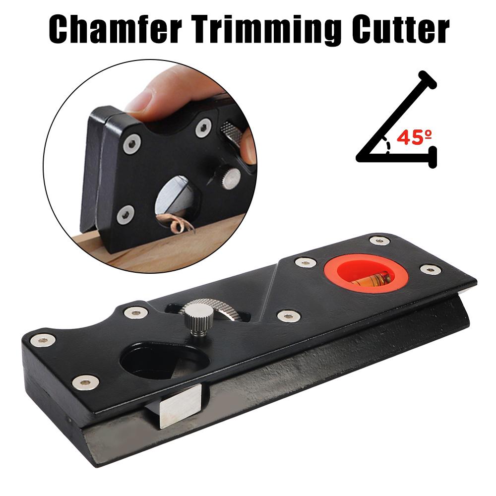 Chamfer Trimming Cutter Woodworking Board Planer Tool for Quick Edge Planing DIY Tool Chamfer Plane Radian Corner Plane Trimming